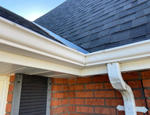 Just a Little Before and After Gutter Cleaning Photo for you Today! 