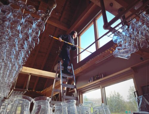 Cleaning Windows At Beaver Valley Ski Club!