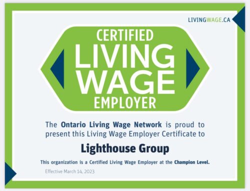 Lighthouse Group Is A Proud Certified Living Wage Employer!