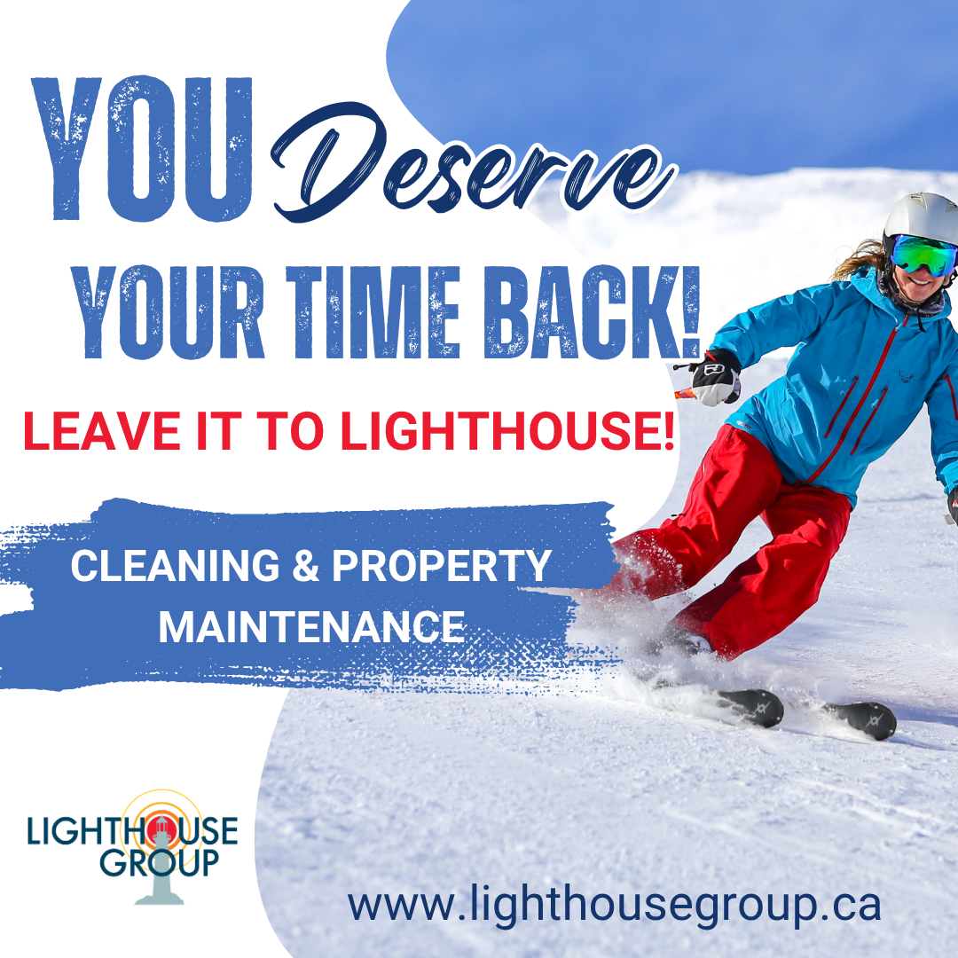 White And Blue Modern Ski And Snowboarding Event Instagram Post Collingwood handyman services for residential, condominium, and commercial spaces
